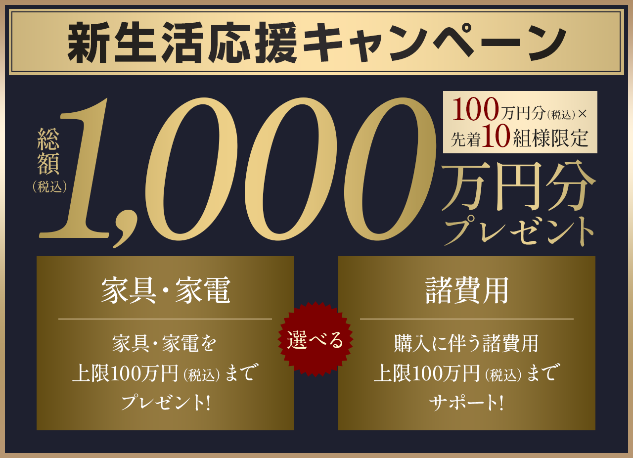 総額1000万円分プレゼントキャンペーン